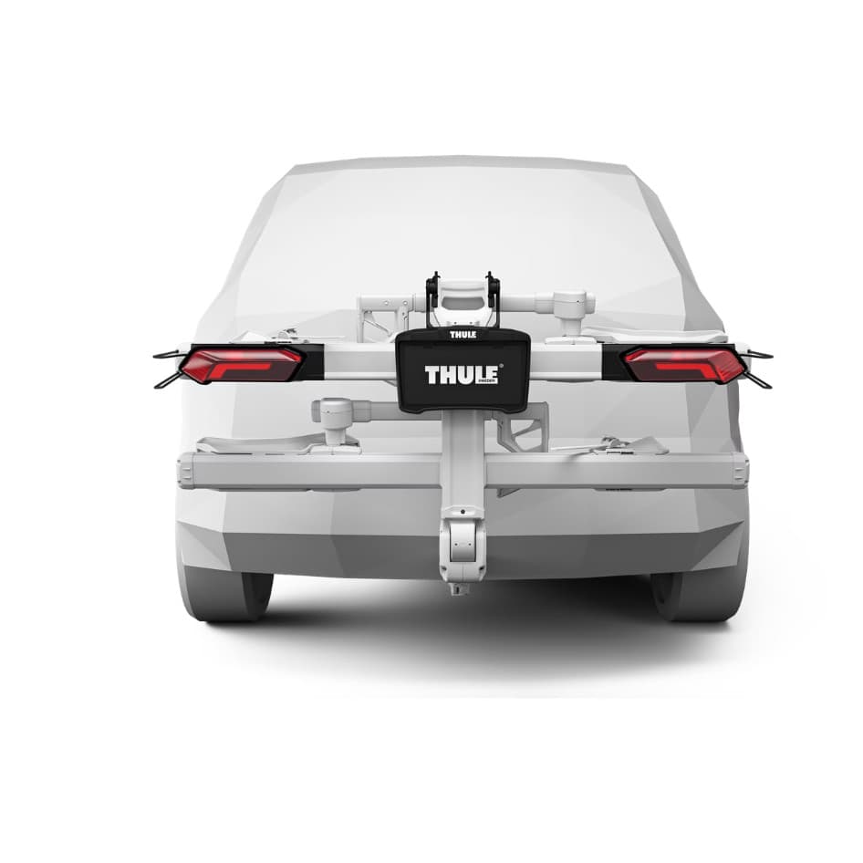 Thule Verse Light and License Plate Kit installed on Thule Verse on white background
